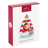 Baby's First Christmas Red and White Tree 2025 Photo Frame Ornament for only USD 22.99 | Hallmark