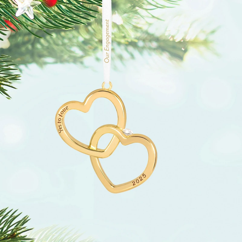 Our Engagement 2025 Metal Ornament for only USD 24.99 | Hallmark