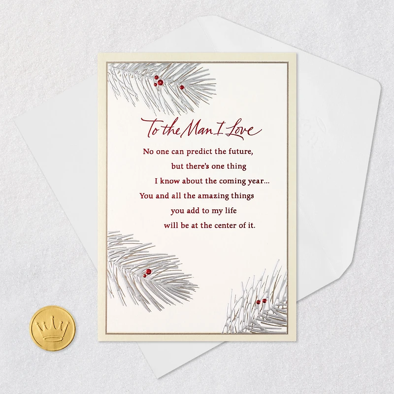 To the Man I Love Romantic Christmas Card for Him for only USD 6.99 | Hallmark
