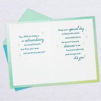 Smiles and Celebration 95th Birthday Card for only USD 2.99 | Hallmark