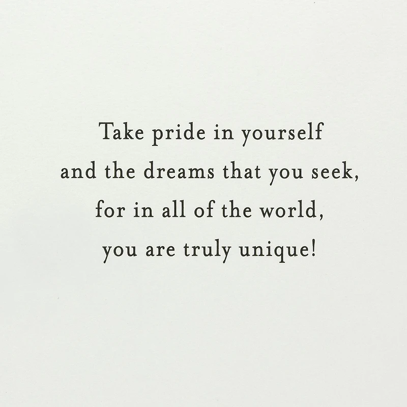 Take Pride in Yourself College Graduation Card for only USD 5.99 | Hallmark