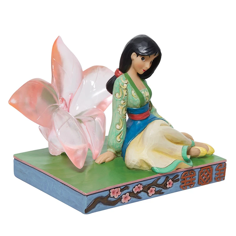 Jim Shore Disney Mulan and Cherry Blossom Figurine, 4.75" for only USD 79.99 | Hallmark