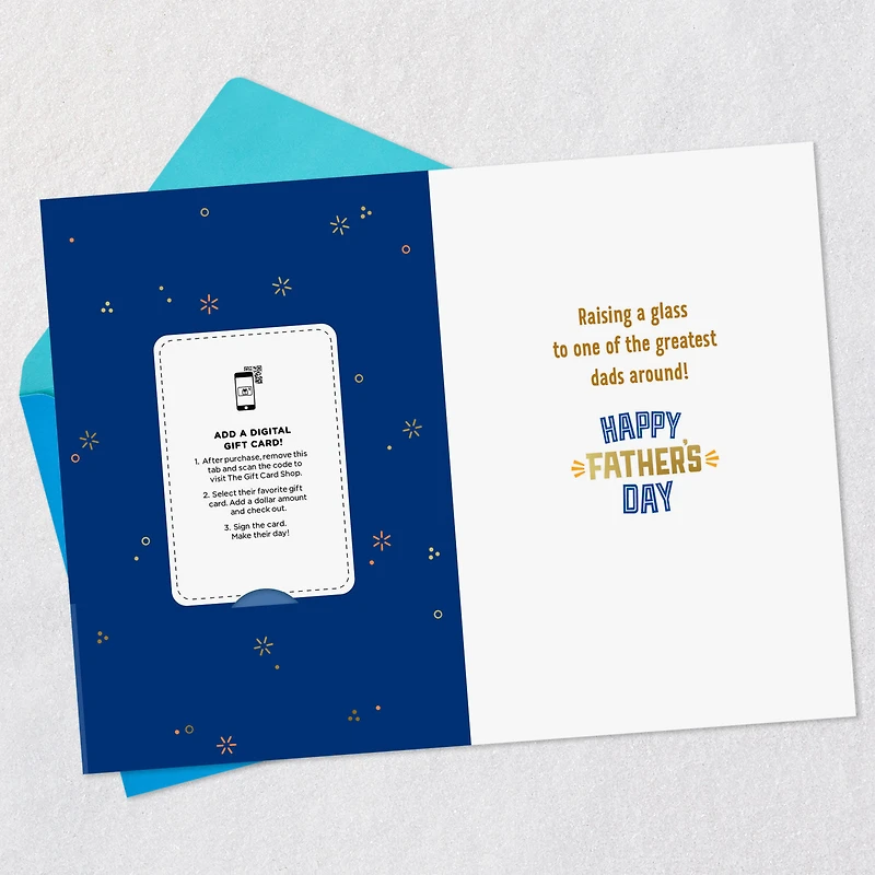 Cheers to a Great Dad Gift Card Greeting Father's Day Card for only USD 4.99 | Hallmark