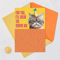 Kevin the Cat Won't Sing Funny Birthday Card for only USD 3.99 | Hallmark