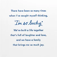 I'm So Lucky Anniversary Card for Wife for only USD 6.99 | Hallmark