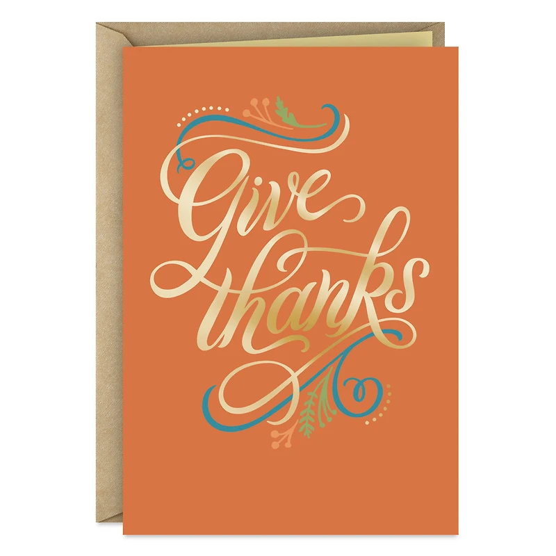 Everything Seems Possible Thanksgiving Card for only USD 2.00 | Hallmark