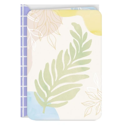 Abstract Pastel Leaf Print Blank Card for only USD 2.99 | Hallmark