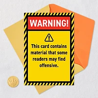May Contain Offensive Material Funny Birthday Card for only USD 4.49 | Hallmark