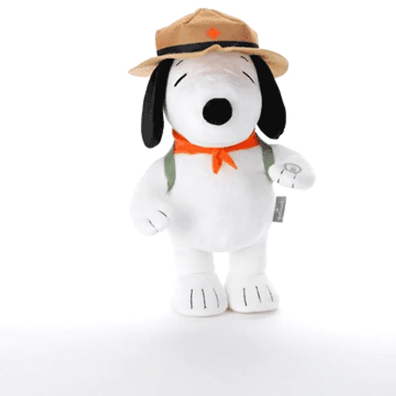 Peanuts® Beagle Scouts Snoopy Plush With Sound and Motion, 12" for only USD 39.99 | Hallmark