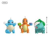 Mini Pokémon Squirtle, Charmander, Bulbasaur Ornaments, Set of 3 for only USD 34.99 | Hallmark
