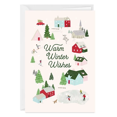 Warm Wishes for Happiness Custom Christmas Card for only USD 4.99 | Hallmark