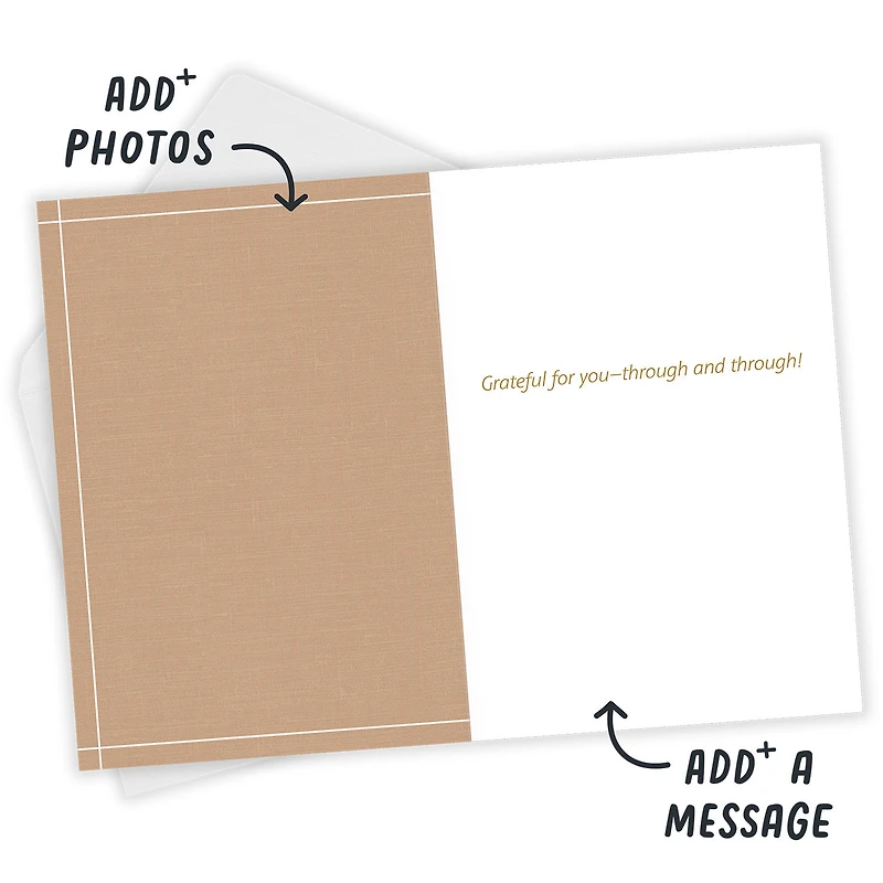 Elegant Gold Lettering Custom Thanksgiving Card for only USD 4.99 | Hallmark