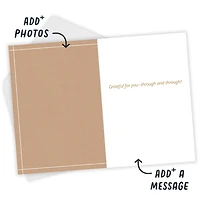 Elegant Gold Lettering Custom Thanksgiving Card for only USD 4.99 | Hallmark