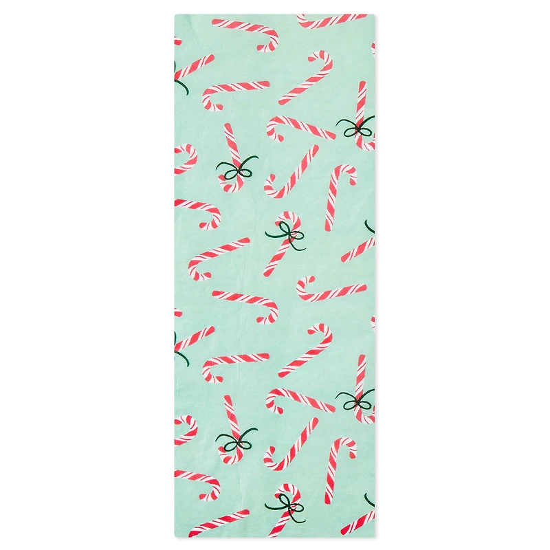 Peppermint-Scented Candy Canes on Green Christmas Tissue Paper, 4 sheets for only USD 2.49 | Hallmark