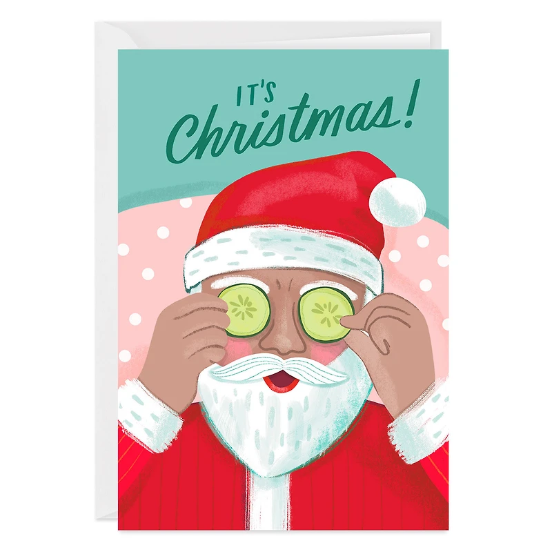 Santa Self-Care Funny Custom Christmas Card for only USD 4.99 | Hallmark