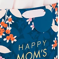 9.6" Floral on Navy Medium Mother's Day Gift Bag With Tissue for only USD 4.99 | Hallmark
