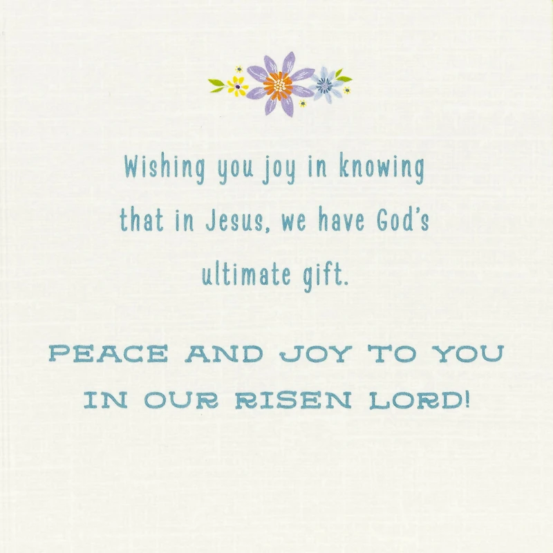 Peace and Joy in Our Risen Lord Religious Easter Card for only USD 4.79 | Hallmark