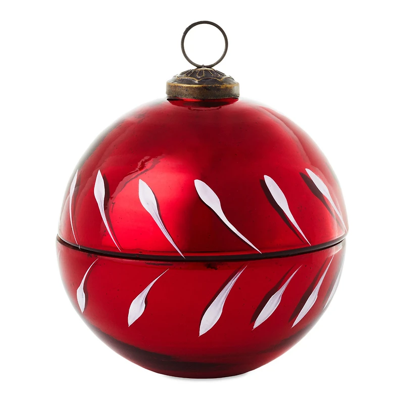 Red Glass Ball Ornament Pine-Scented Candle, 4" for only USD 22.99 | Hallmark