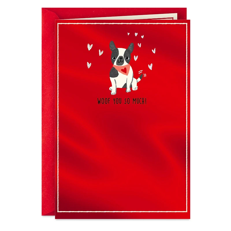 Woof You So Much Valentine's Day Card From the Dog for only USD 2.50 | Hallmark