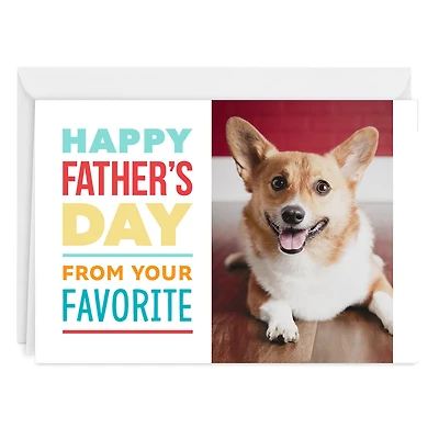 Personalized Bright Type Father’s Day Photo Card for only USD 4.99 | Hallmark