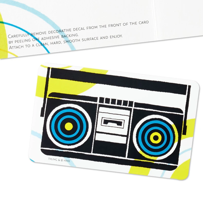 You Add a Happy Vibe Birthday Card for Nephew With Decal for only USD 8.59 | Hallmark