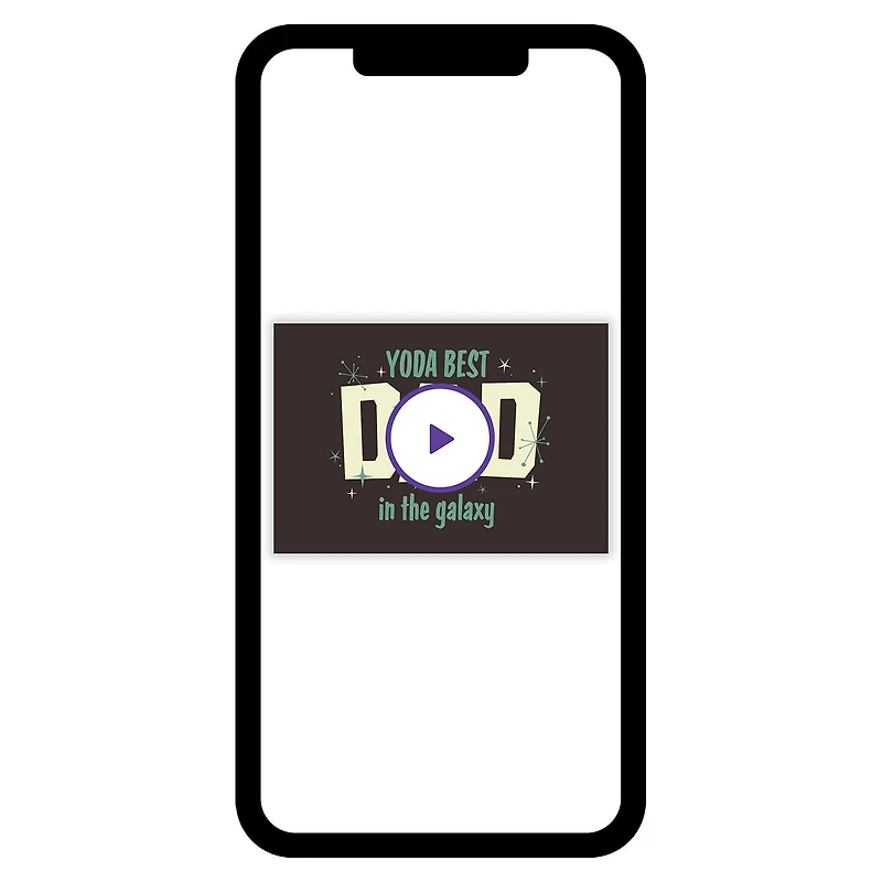 Star Wars™ Yoda™ Best Dad Custom Father's Day Card for only USD 4.99 | Hallmark