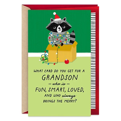 You Always Bring the Merry Christmas Card for Grandson for only USD 5.99 | Hallmark