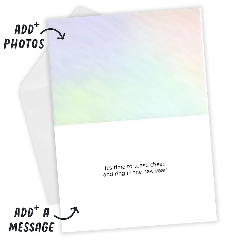 Toast and Cheer Custom New Year Card for only USD 4.99 | Hallmark