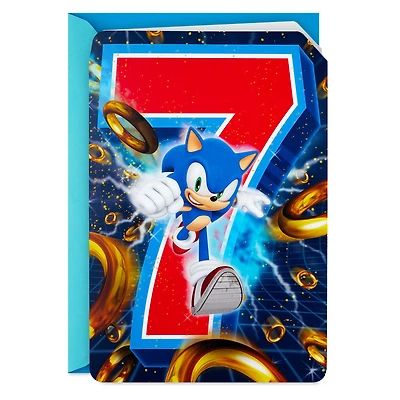 Sonic the Hedgehog™ Super Cool Musical 7th Birthday Card for only USD 5.99 | Hallmark