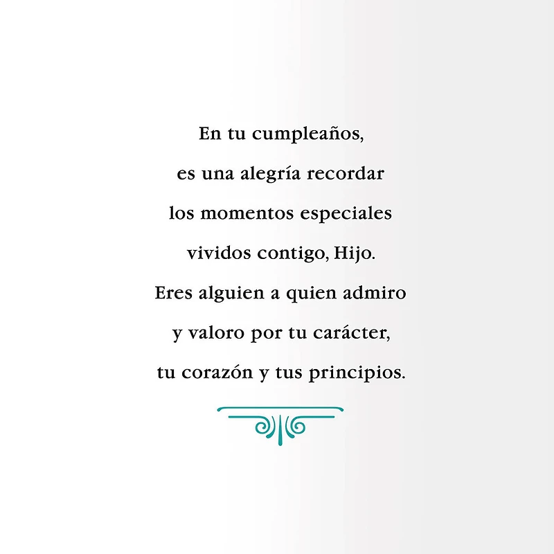 A Special Place in My Heart Spanish-Language Birthday Card for Son for only USD 3.59 | Hallmark