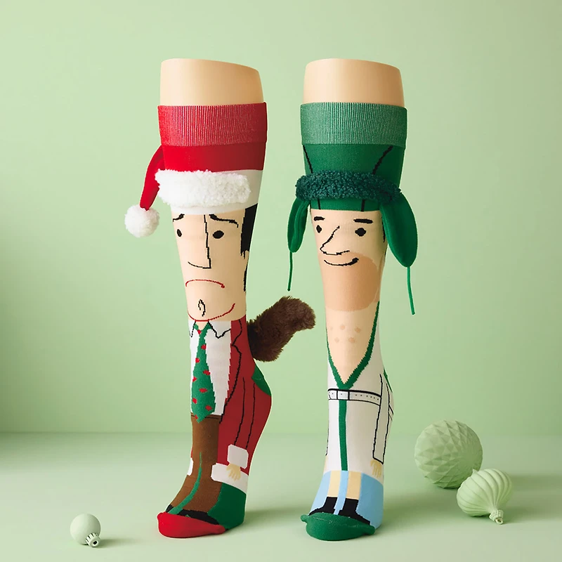 National Lampoon's Christmas Vacation™ Clark and Eddie Novelty Socks, 2 Pair for only USD 22.99 | Hallmark