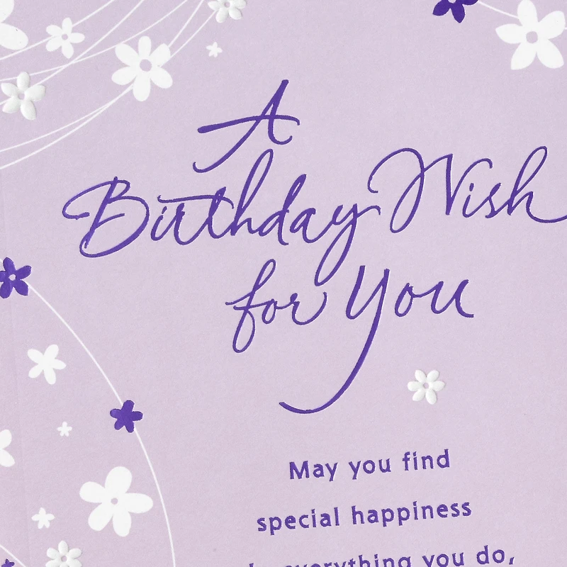 A Day Blessed With Peace, Joy and Happiness Birthday Card for only USD 3.99 | Hallmark