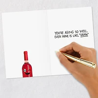 Aging Better Than Wine Funny Birthday Card for only USD 3.99 | Hallmark
