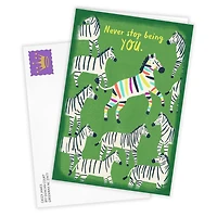 Never Stop Being You Zebras Custom Card for only USD 4.99 | Hallmark