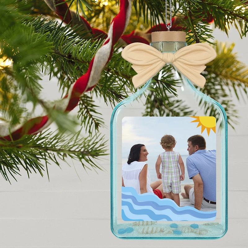 A Day at the Beach Sun & Waves Personalized Ornament, Custom Photo for only USD 17.49 | Hallmark