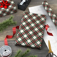 Festive Red and Green Plaid Christmas Wrapping Paper Roll, 35 sq. ft. for only USD 4.99 | Hallmark