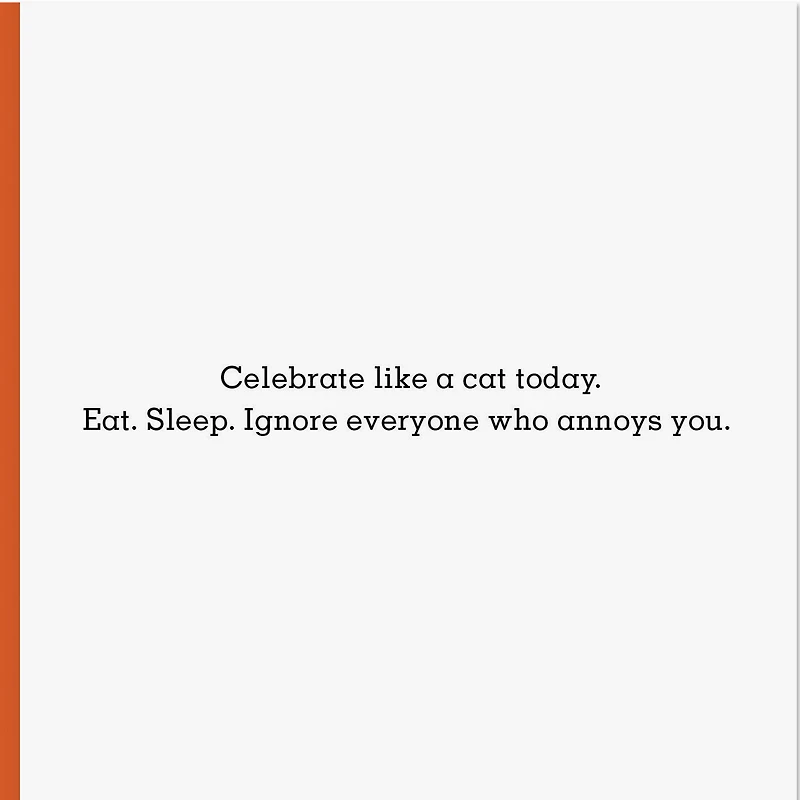 Celebrate Like a Cat Funny Birthday Card for only USD 3.99 | Hallmark