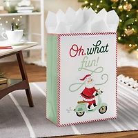 20" Oh What Fun Santa Jumbo Christmas Gift Bag for only USD 5.99 | Hallmark