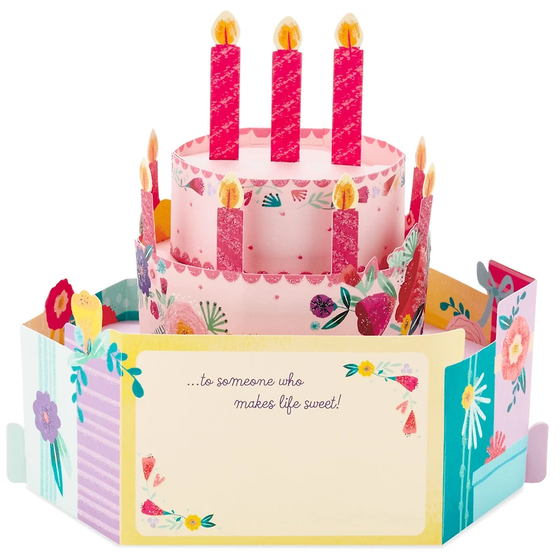You Make Life Sweet 3D Pop-Up Birthday Card for only USD 7.99 | Hallmark