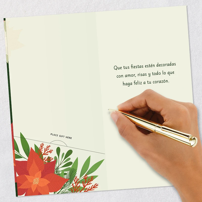 Love, Laughter and Happiness Spanish-Language Money Holder Christmas Card for only USD 2.99 | Hallmark