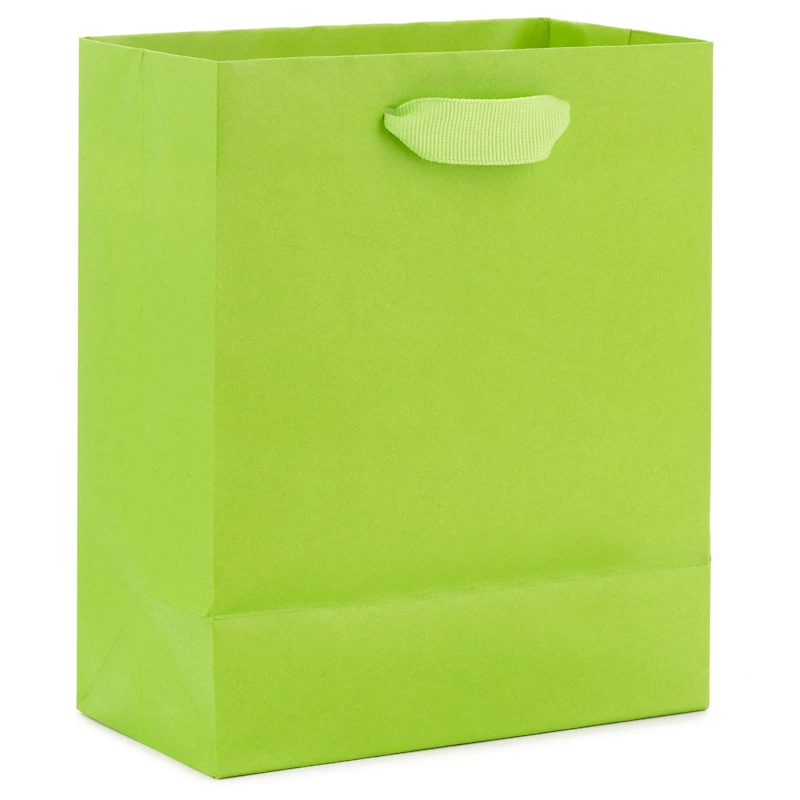 6.5" Solid Lime Green Small Gift Bag for only USD 2.49 | Hallmark