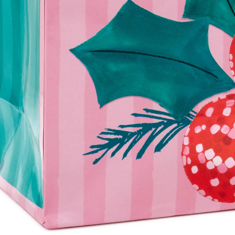 6.5" Disco Berries on Pink Small Christmas Gift Bag for only USD 2.49 | Hallmark