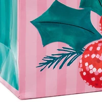 6.5" Disco Berries on Pink Small Christmas Gift Bag for only USD 2.49 | Hallmark