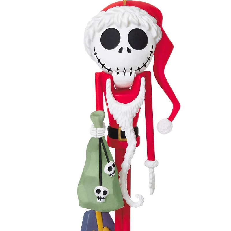 Disney Tim Burton's The Nightmare Before Christmas Santa Jack Skellington Nutcracker Ornament for only USD 31.99 | Hallmark