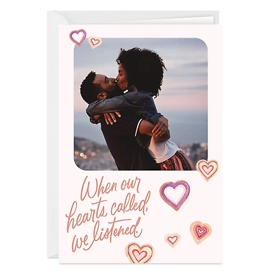 We Listened to Our Hearts Romantic Custom Love Card for only USD 4.99 | Hallmark
