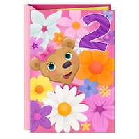 Laughing, Exploring, Dreaming 2nd Birthday Card for Girls for only USD 3.99 | Hallmark