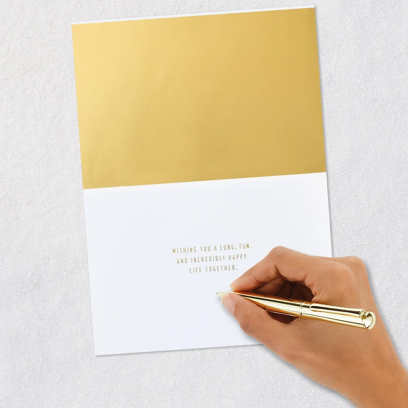 Wishing You An Incredibly Happy Life Together Wedding Card for only USD 8.59 | Hallmark