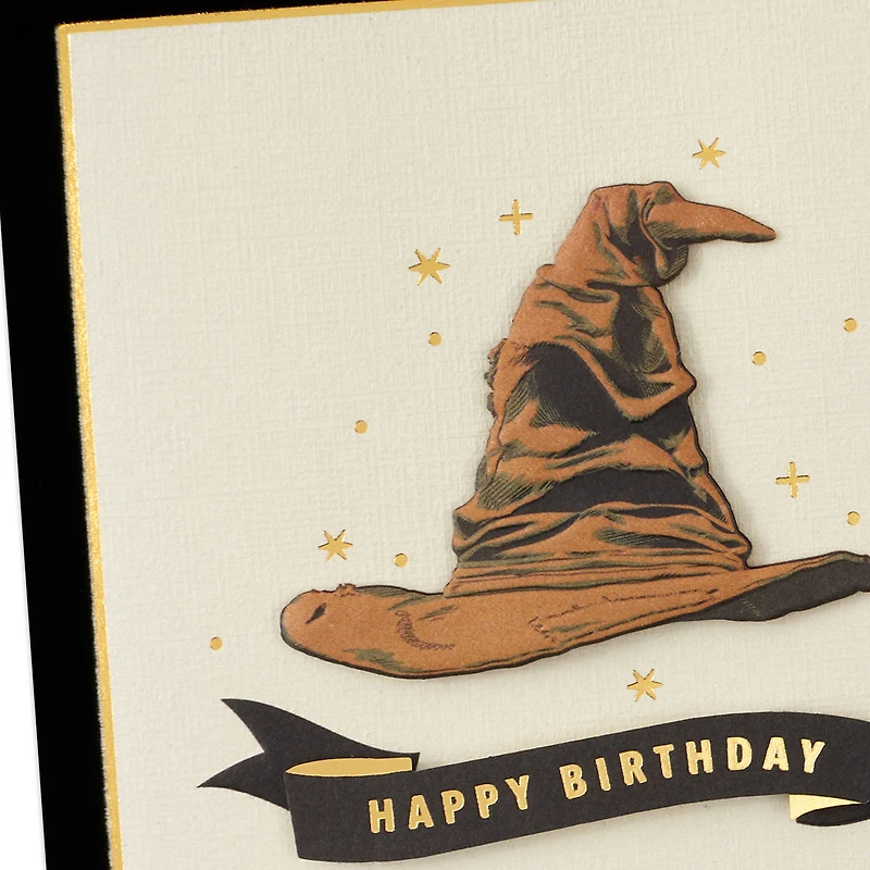Harry Potter™ Sorting Hat™ Best Day Birthday Card for only USD 8.59 | Hallmark