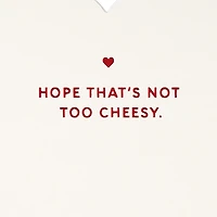 Pizza My Heart Funny Paper Craft Valentine's Day Card With Mini Card for only USD 5.99 | Hallmark