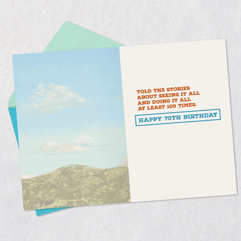 Seen It All Done It All Funny 70th Birthday Card for only USD 4.49 | Hallmark